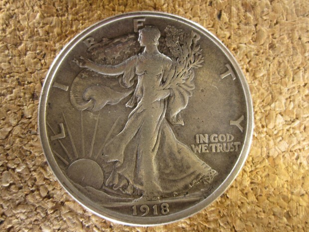 Walking Liberty Half Dollar 1918D