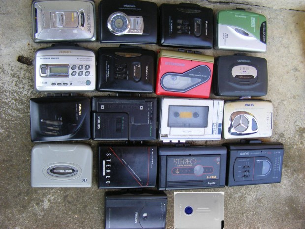 Walkman gyjtemny,Panasonic,Aiwa,Philips,Sony,Sanyo stb