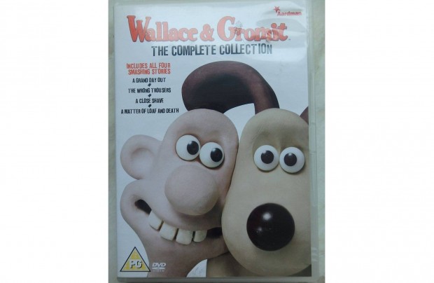 Wallas & Gromit DVD Angol nyelv: 1000 Ft