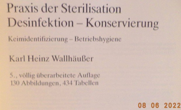 Wallhuer: Praxis der Sterilisation Desinfektion - Konservierung