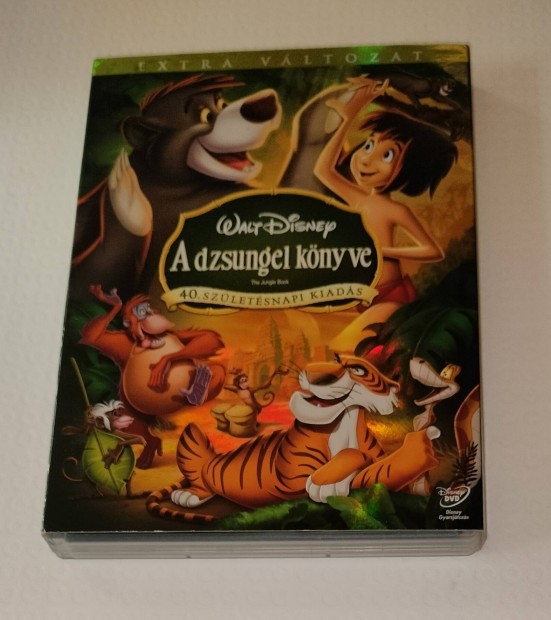 Walt Disney A dzsungel knyve dvd 2 lemezes extra vltozat 