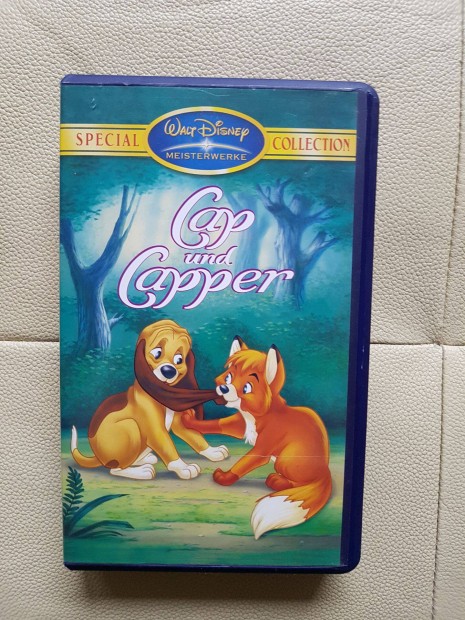 Walt Disney A rka s a kutya mesefilm Cap und Capper nmet nyelv VHS