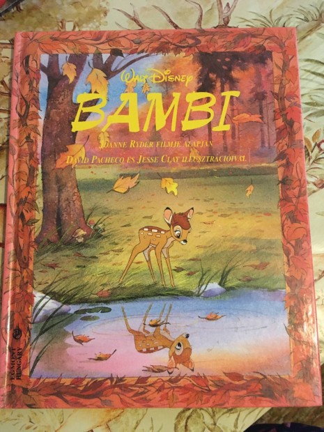 Walt Disney Bambi meseknyv ritka elad