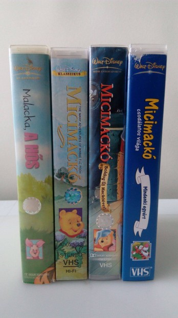 Walt Disney Micimack Mese Pakk VHS Videokazetta