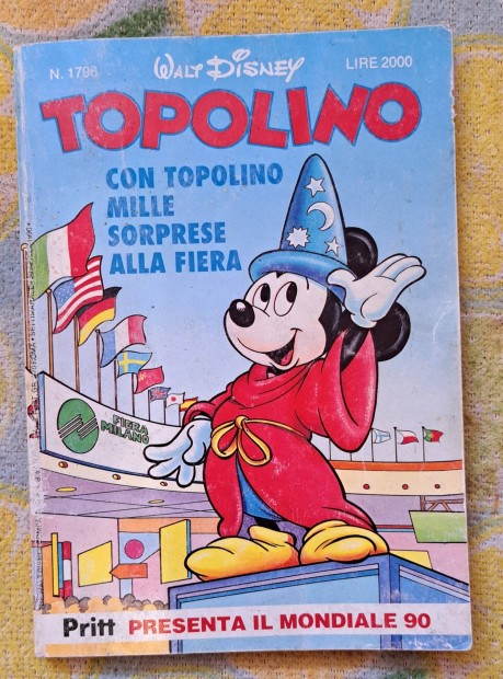 Walt Disney Topolino magazin mickey egér donald kacsa dagobert bácsi