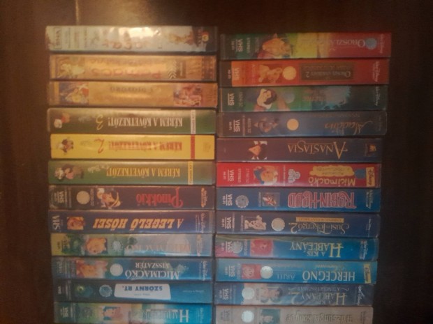 Walt Disney VHS gyri kazettk