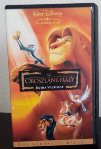 Walt Disney - Oroszlnkirly (extra vltozat) VHS - kazetta elad 