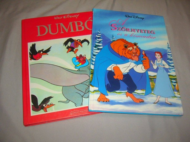 Walt Disney meseknyvek - Dumb, A szrnyeteg s a kismadr 2 db