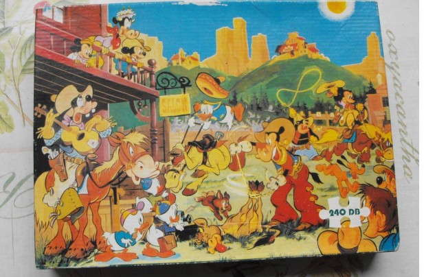 Walt Disney sszerak jtk puzzle vadnyugat 240 db-os