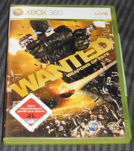 Wanted - Weapons of Fate nmetl Gyri Xbox 360 Jtk akr flron