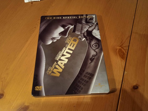 Wanted - eredeti, fmdobozos, dupla DVD