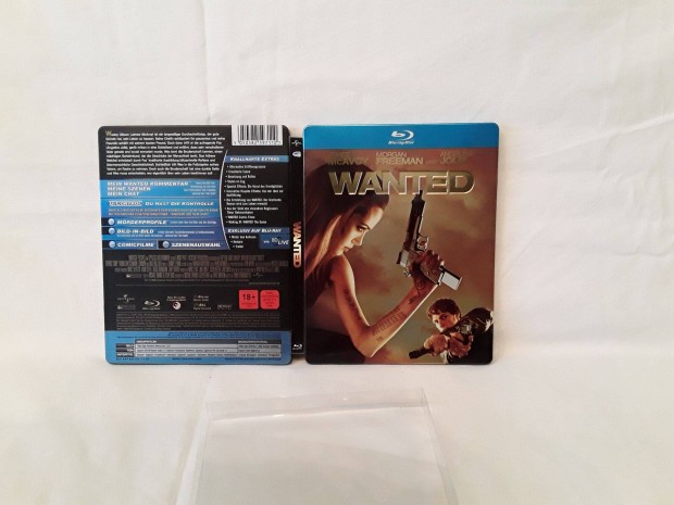 Wanted blu ray (bluray) steelbook szinkronos