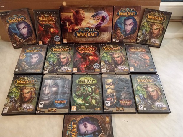 Warcraft PC GAME Csomag Gyűjemény 16DB