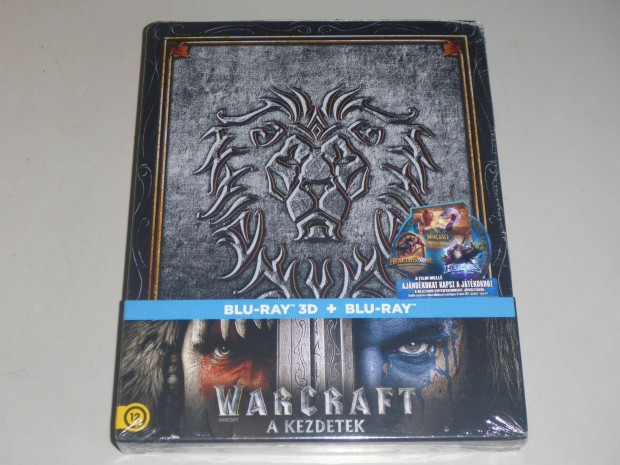Warcraft: A kezdetek 3D+2D-limitlt, fmdobozos vlt.(steelbook)blu-ra