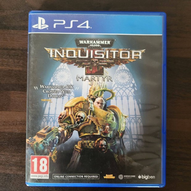 Warhammer 40000 Inquisitor Martyr ps4-PS5 jtk elad-csere "