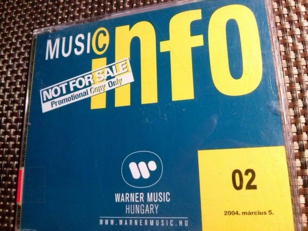 Warner Music Hungary: Music info 02 vlogats CD elad!