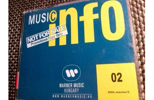 Warner Music Hungary: Music infó 02 válogatás CD eladó!