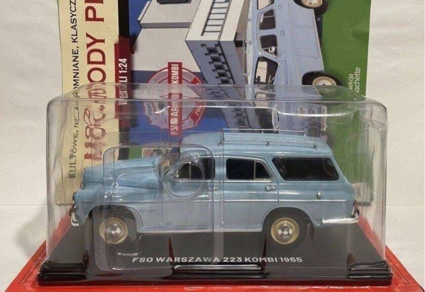 Warsawa 223 kombi lengyel sorbol kisauto modell 1/24 Elad