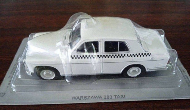 Warszawa 203 Taxi "kultowe" DEA kisauto modell 1/43 Elad