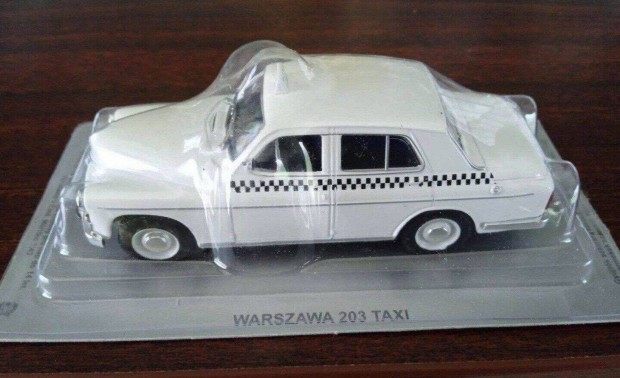 Warszawa 203 Taxi "kultowe" DEA kisauto modell 1/43 Elad