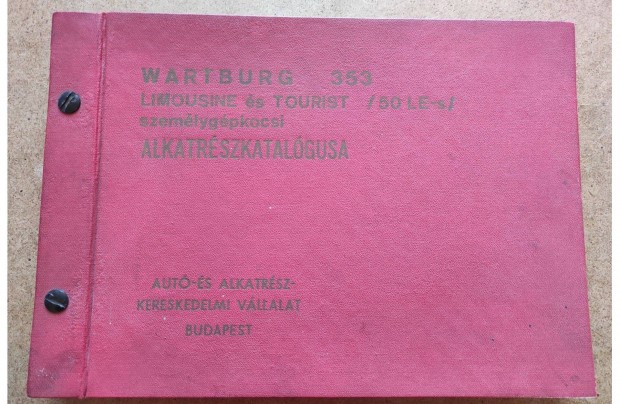Wartburg 353 alkatrszkatalgus