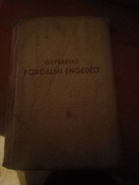 Wartburg Forgalmi engedely