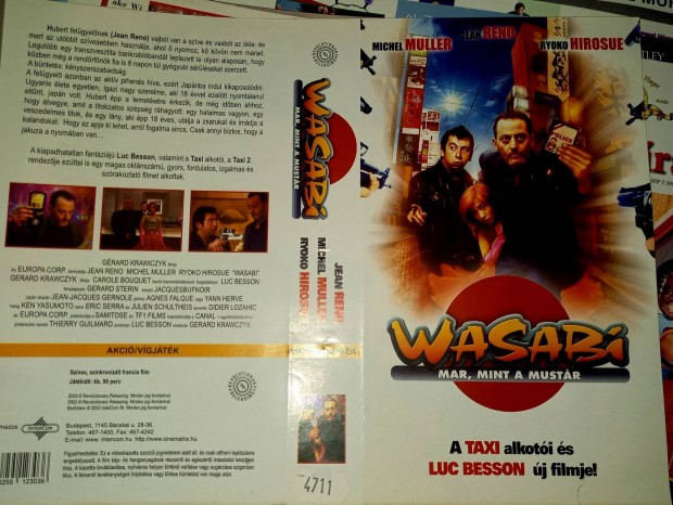 Wasabi mar mint a mustr - akci vhs - Jean Reno