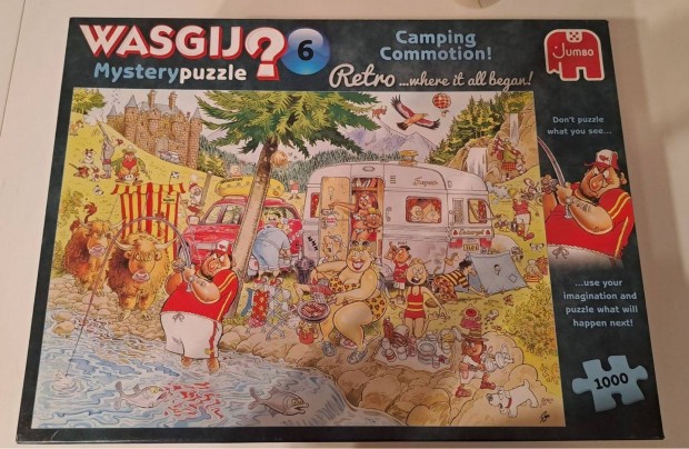 Wasgij - Mystery Puzzle 6 - Retro: 1000 darabos kirakó