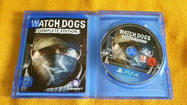 Watch Dogs Complete Edition PS4 Jtk Playstation 4 konzolra