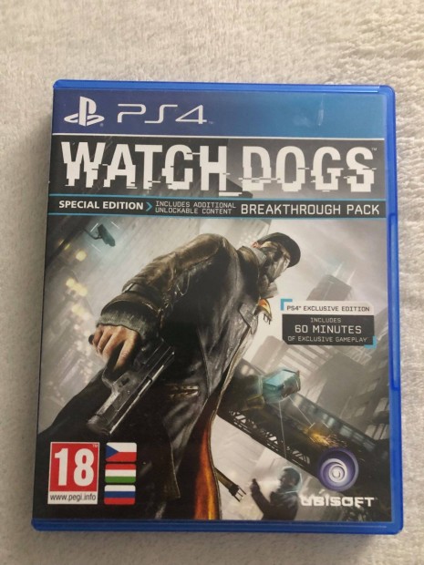 Watch Dogs Ps4 Playstation 4 magyar nyelv jtk