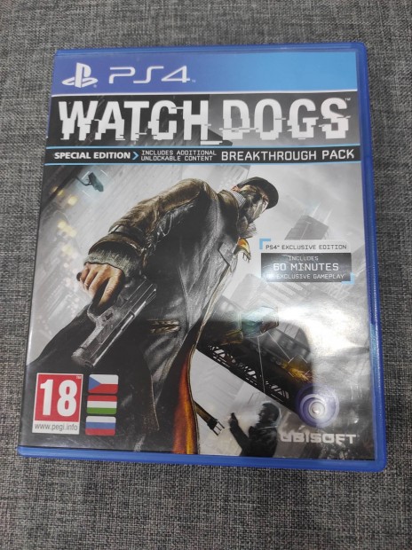 Watch Dogs Special Edition Playstation 4 PS4 magyar felirattal