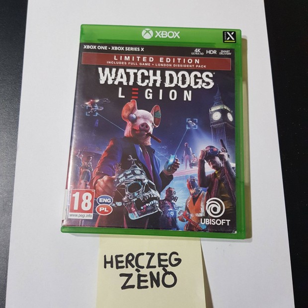 Watchdogs Legion xbox one