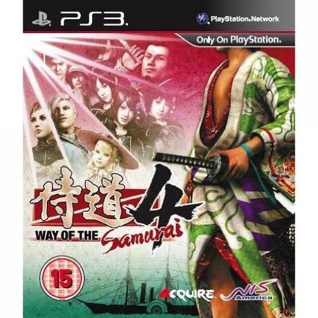 Way of The Samurai 4 eredeti Playstation 3 jtk
