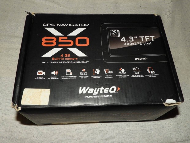 Wayteq X850 gps