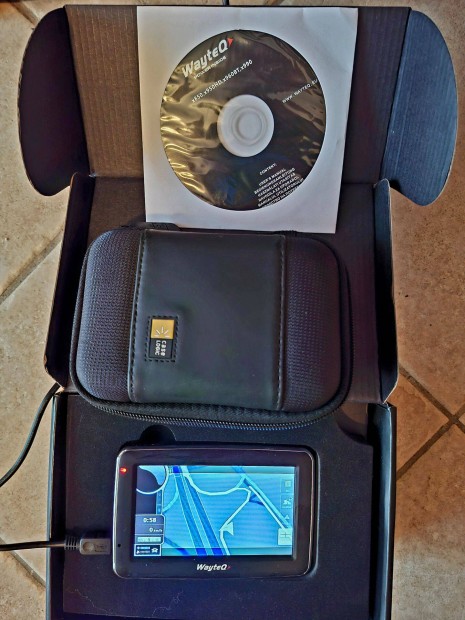 Wayteq X850 t�pus� GPS navig�ci� �ron alul, karcmentes �llapotban elad