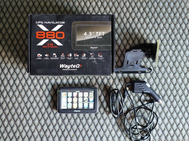 Wayteq X880 GPS navigáció