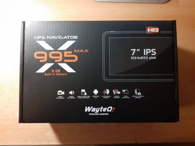 Wayteq X995 Max 7" GPS Navigci Kamers j 1 v Garis Trkppel !