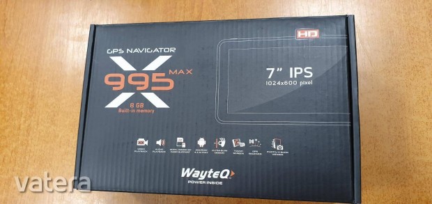 Wayteq X995 Max 7" GPS Navigci Kamers j 1 v Garival + EU. Trkp