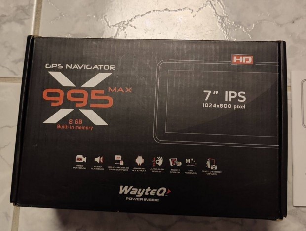 Wayteq X995 Max 7"-os GPS Navigci