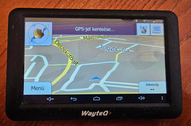 Wayteq X995 Navigáció TGK BUSZ SZGK újszerű GPS