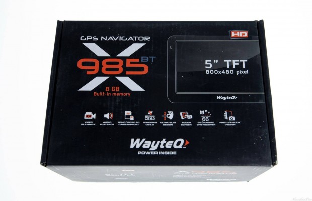 Wayteq x985BT GPS wireless navigáció
