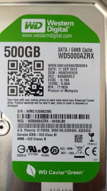 Wd 500gb hdd