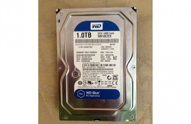 Wd blue 1tb merevlemez