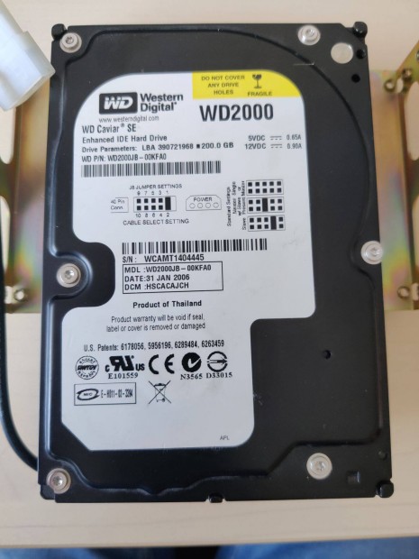 Wd hdd 200gb