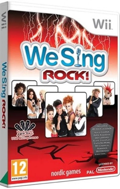 We Sing Rock (Game Only) Nintendo Wii jtk