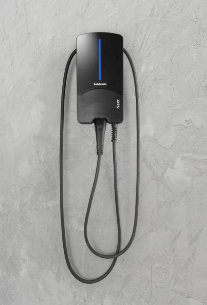 Webasto Next 22 kW-os e-autó fali gyorstöltő beépített 4,5 m kábellel