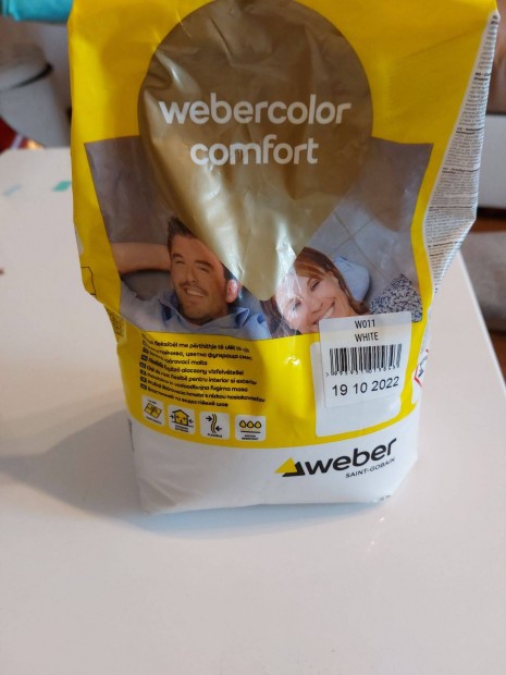 Weber color comfort white w011 fugzanyag 2 kg
