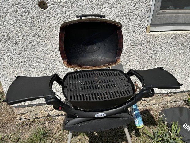 Weber q1000 gz grill ponyvval hordozhat kemping grill