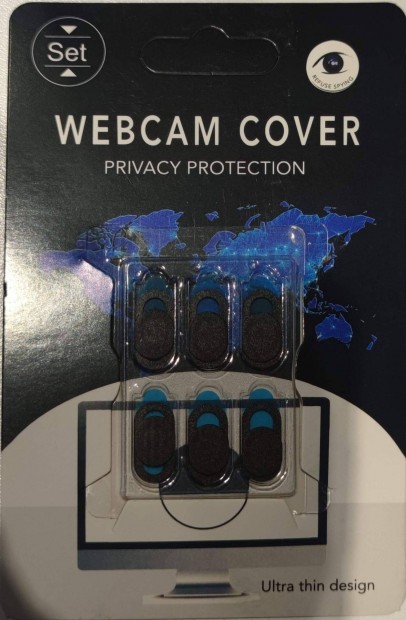 Webkamera, telefon kamera takarfedl / Webcam cover / 6 db egyben