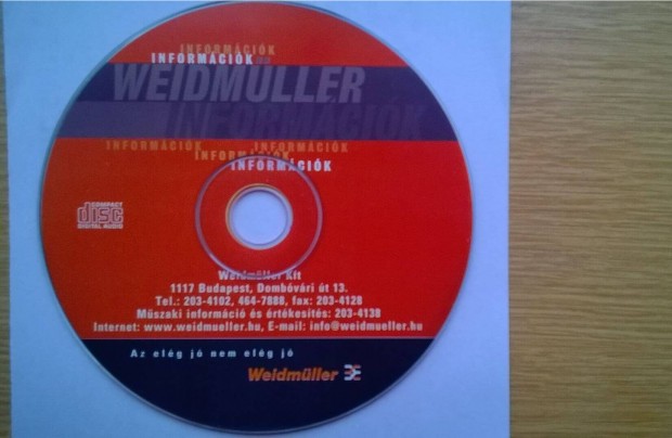 Weidmller ersram termkek katalgus CD , magyar nyelv